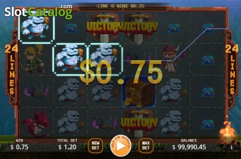 Скрин5. The Legend of Heroes (KA Gaming) слот