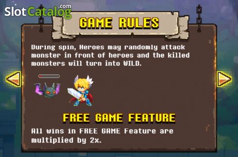 Скрин7. The Legend of Heroes (KA Gaming) слот