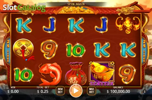 Скрин2. Golden Fish (KA Gaming) слот