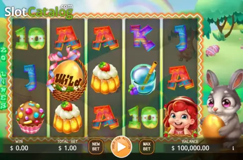 Скрин2. Easter Egg Party слот