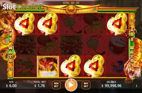 Скрин4. Super Dragon Tiger слот