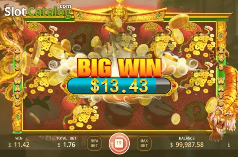 Скрин5. Super Dragon Tiger слот