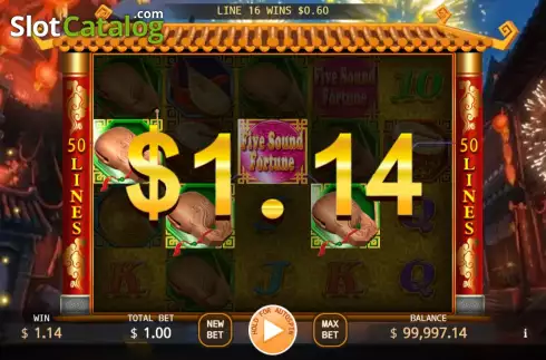 Скрин3. Five Sound Fortune слот