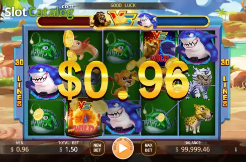 Скрин3. Lion vs Shark слот