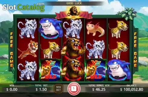 Скрин7. Lion vs Shark слот