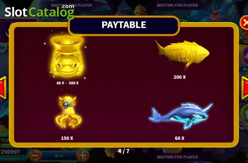 Скрин9. Golden Fish Hunter слот