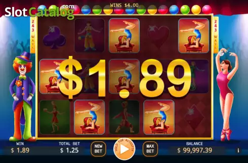 Скрин4. Acrobats слот