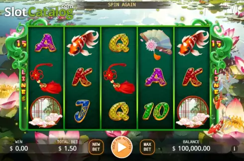 Скрин2. Carp Princess слот