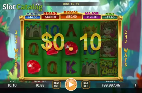 Скрин3. Frog's Ball Lock 2 Spin слот