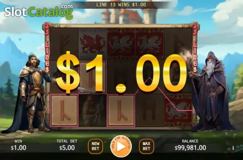 Скрин3. Magician Merlin слот