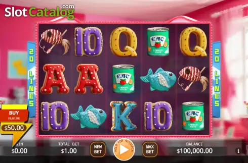 Скрин2. Playful Kitten Buy Feature слот
