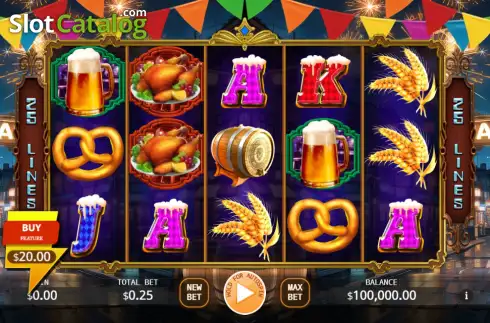 Скрин2. Fantasy Oktoberfest Buy Feature слот