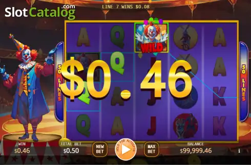 Скрин3. Blazing Circus слот