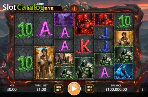 Скрин2. Barbarian Giants Fusion Reels слот