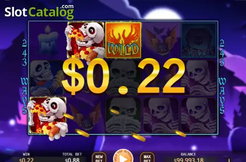 Скрин3. Skeleton Party слот
