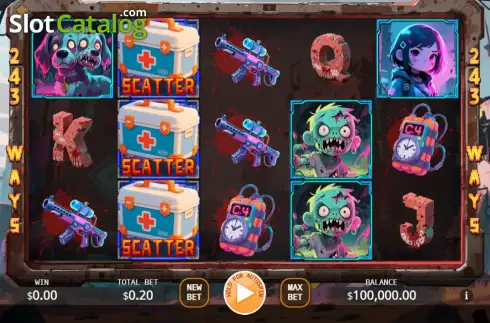 Скрин2. Zombie Siege слот
