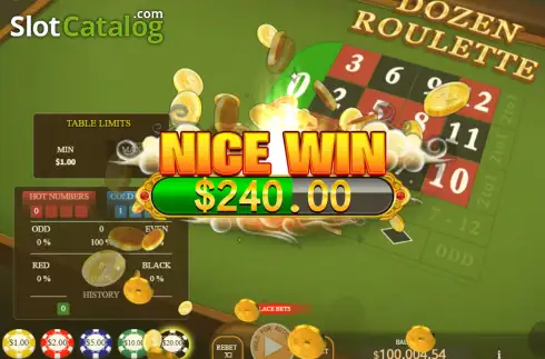 Скрин3. Dozen Roulette слот