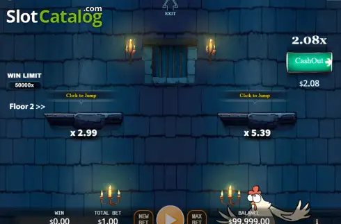 Скрин2. Chicken Leap слот