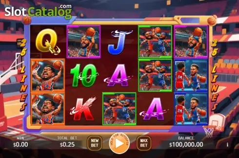 Скрин2. Passionate Basketball слот