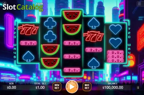 Скрин2. Neon Party слот