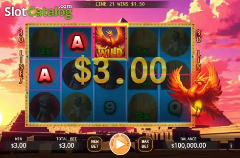 Скрин3. Fire Phoenix Lock 2 Spin слот