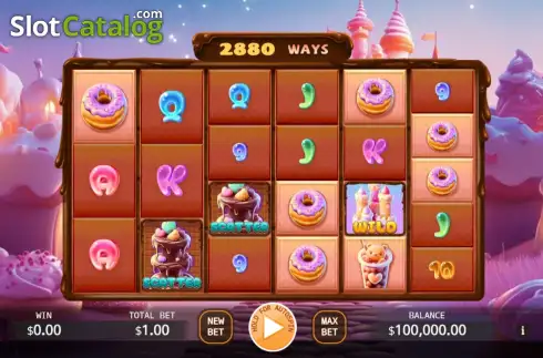 Скрин2. Sweetie Party Fusion Reels слот