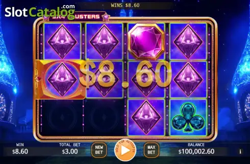 Скрин3. Shining Gems Flowin слот