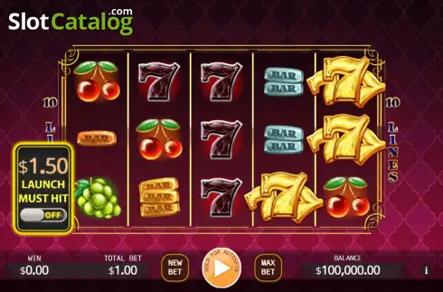 Скрин2. Golden 777 VIP слот