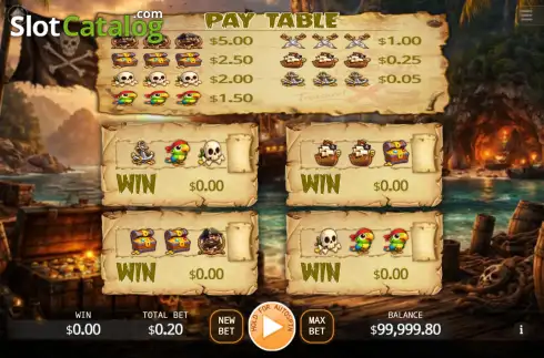 Скрин2. Captain's Bounty Scratch слот