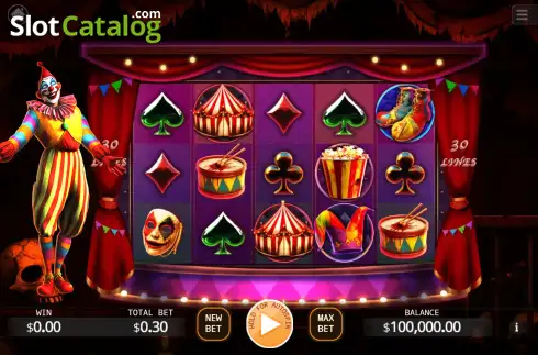Скрин2. Grim Circus слот