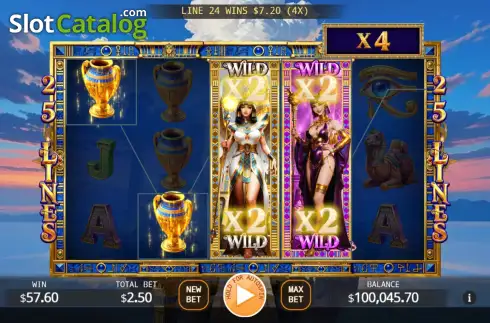 Скрин3. Egyptian Goddess (KA Gaming) слот