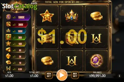 Скрин3. Aurum Elite Scratch слот