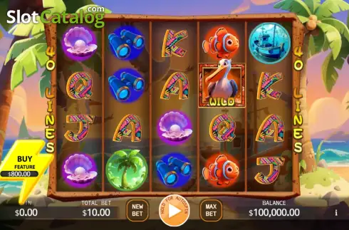 Скрин2. Seaside Pelican Buy Feature слот