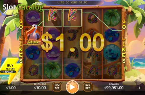 Скрин3. Seaside Pelican Buy Feature слот