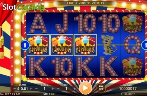 Скрин2. Crazy Circus (KA Gaming) слот