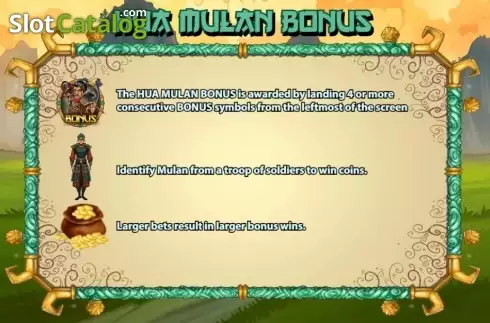 Скрин5. Hua Mulan (Ka Gaming) слот