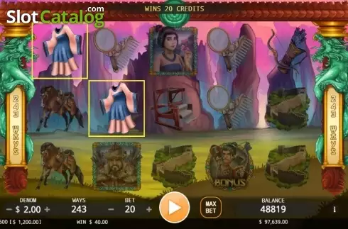 Скрин7. Hua Mulan (Ka Gaming) слот