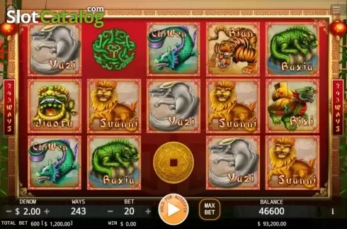 Скрин2. Legend of Dragons слот