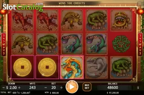 Скрин3. Legend of Dragons слот