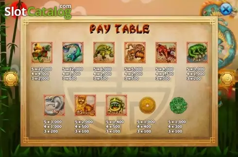 Скрин7. Legend of Dragons слот