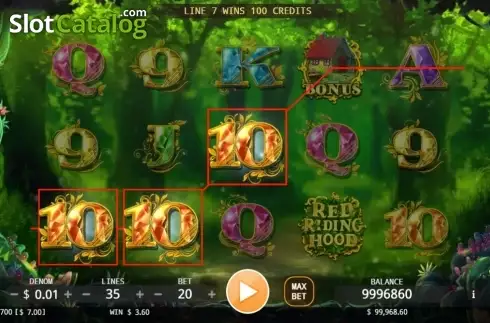 Скрин3. Red Riding Hood (KA Gaming) слот
