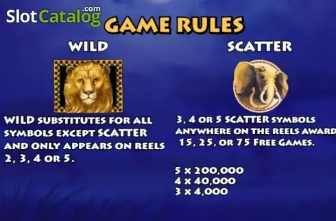 Скрин6. Safari (KA Gaming) слот