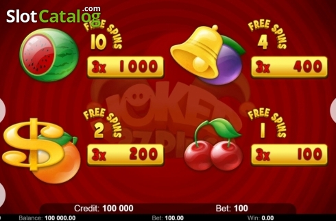Скрин7. Joker 27 Plus (Kajot Games) слот
