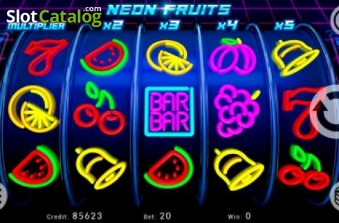 Скрин2. Neon Fruits (Kajot Games) слот