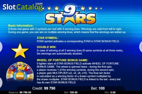 Скрин6. 9 Stars слот