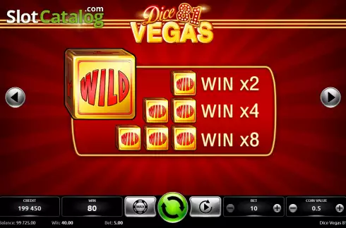 Скрин6. Dice Vegas 81 слот