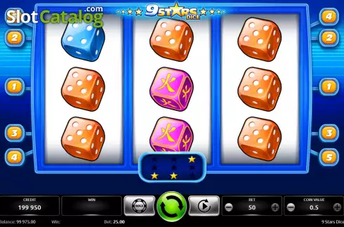Скрин2. 9 Star Dice слот