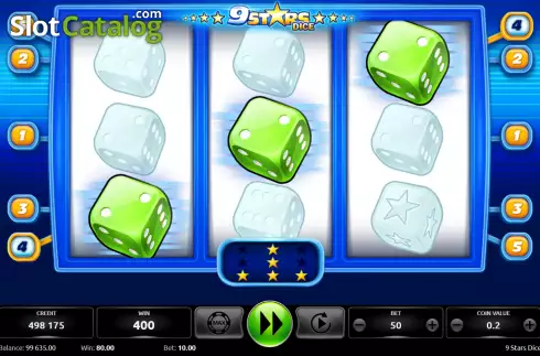 Скрин4. 9 Star Dice слот
