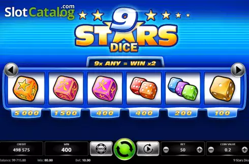 Скрин5. 9 Star Dice слот