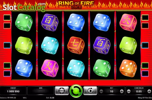 Скрин2. Ring Of Fire Dice слот